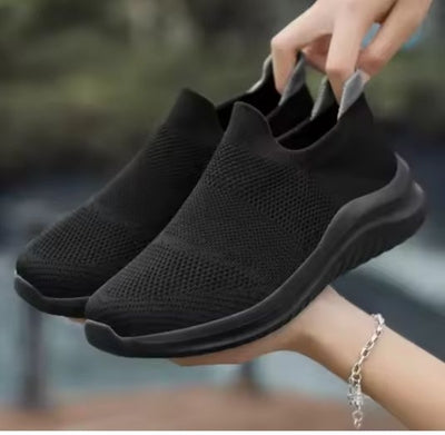 Scarpe da Uomo Knit - Nero  Classico